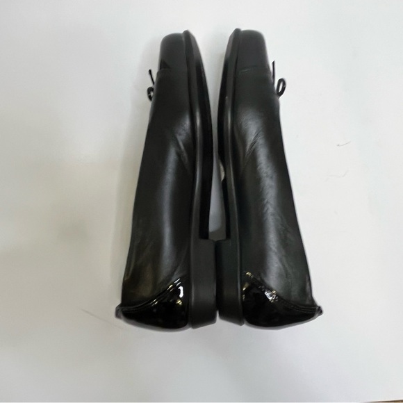 SAS Coco Tripad Comfort Women's Black Leather Patent Bow Slip On Flats Size 8 W - Picture 8 of 15